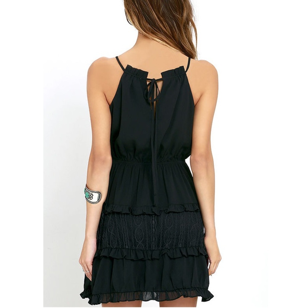 BLACK LACE DRESS - Picture 5 of 6
